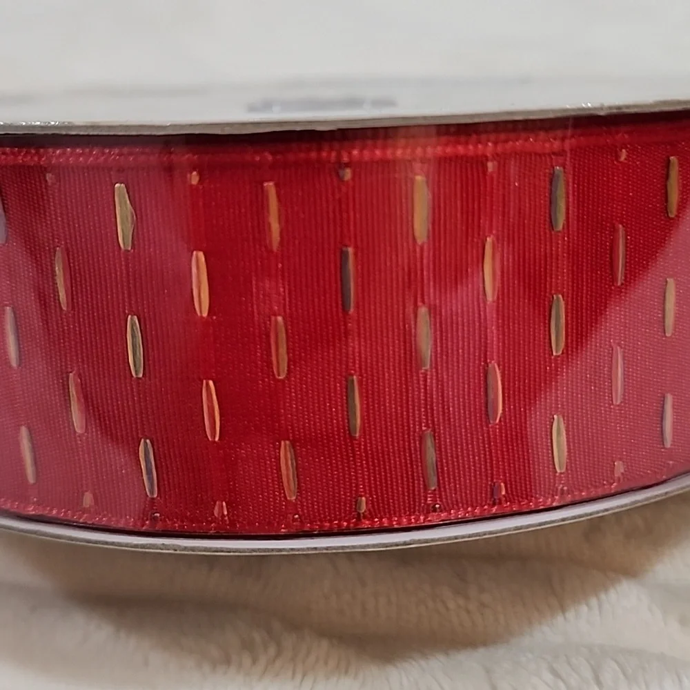 NEW Kirkland Wire-edged Ribbon 1-1/2